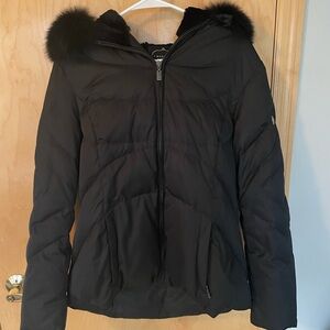 1 Madison - Fox Fur Trim Winter Jacket - LIKE NEW